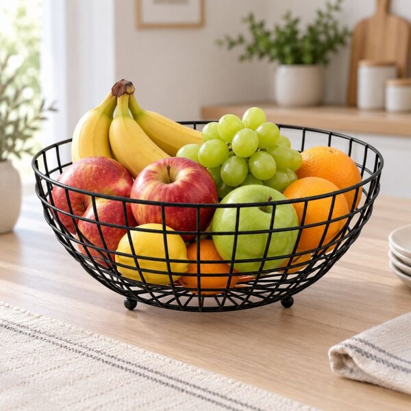 Mísa na ovoce kovová 28 cm SPRINGOS LINEA KI0146 černá