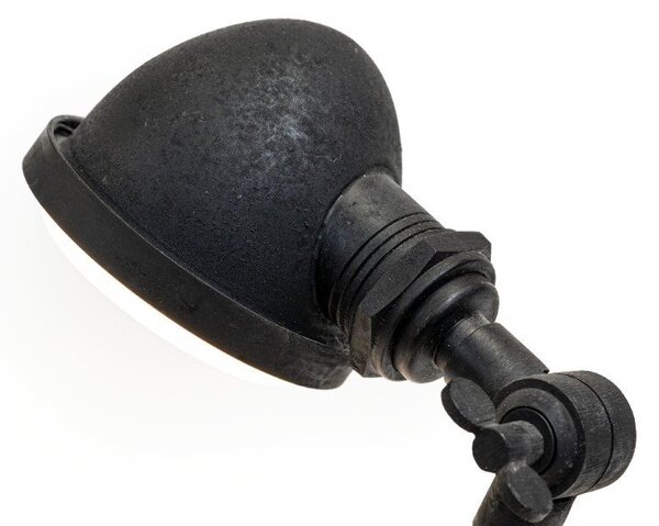 Industriální stolní lampa ANAKIN Barva: stříbrná