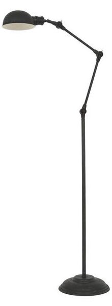 Dekorativní stojací lampa do obývacího pokoje MANSON Barva: spálená černá