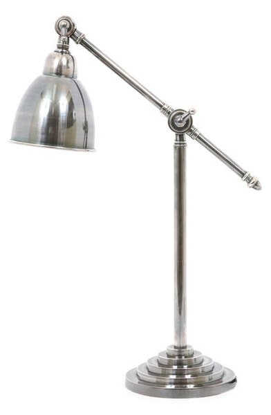 Stolní lampa do pracovny CLYDE Barva: stříbrná