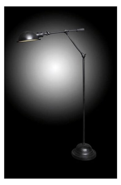 Velká stojací lampa JENNIFER Barva: spálená černá