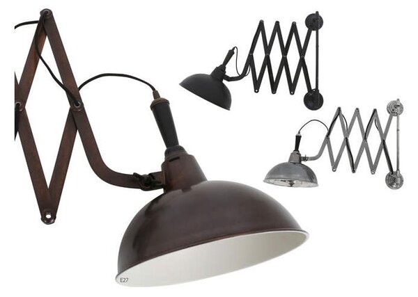 Nástěnná lampa Vivien Barva: spálená černá