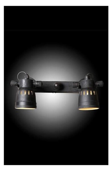 Nástěnná lampa Amelie double Barva: stříbrná
