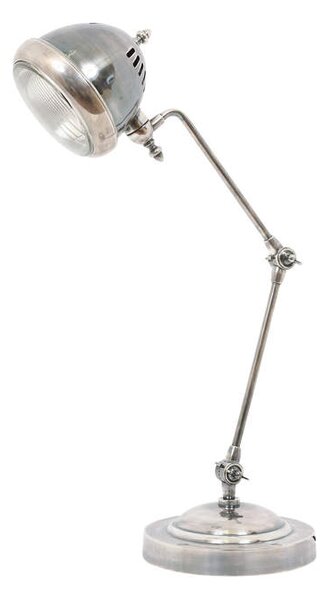 Retro stolní lampa BUGSY - poslední kus Barva: stříbrná