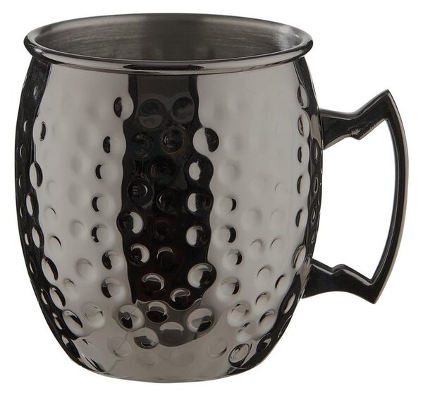MOSCOW MULE Hrnek tepaný 470 ml - černá