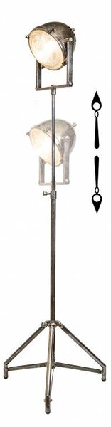 Retro stojací lampa ANTONIO BIG Barva: spálená černá