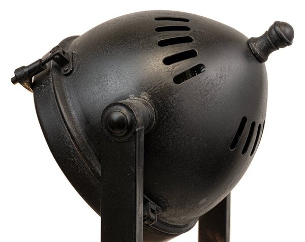 Retro stojací lampa ANTONIO BIG Barva: spálená černá