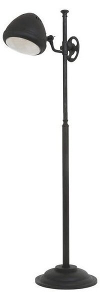Rustikální stojací lampa CORLEONE Barva: spálená černá