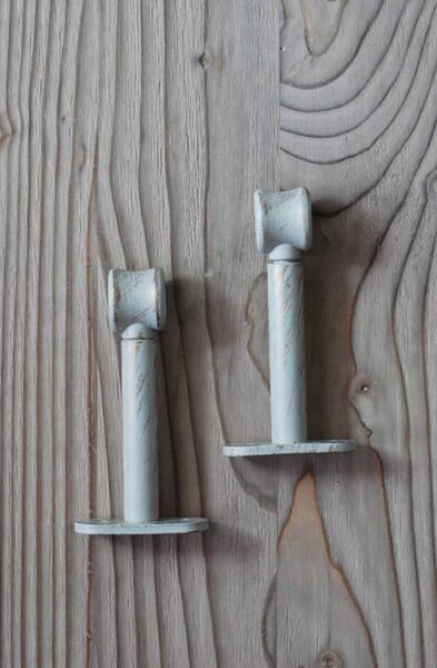 Kovová konzole - 9 cm - béžová