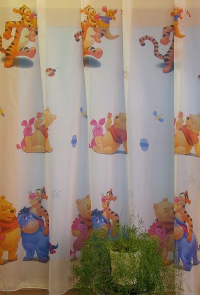 Dětská záclona Disney 10162 Winnie the Pooh -