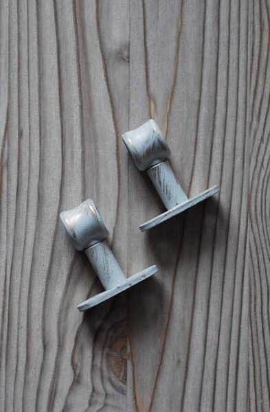Kovová konzole krátká - 5cm - béžová