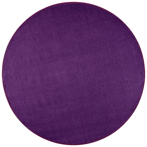Hanse Home Collection koberce Kusový koberec Nasty 101150 Purple kruh - 133x133 (průměr) kruh cm