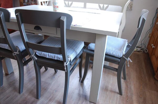 Dřevěná židle D468 Patina povrchu: Bez patiny, Barva povrchu nábytku: Blanc