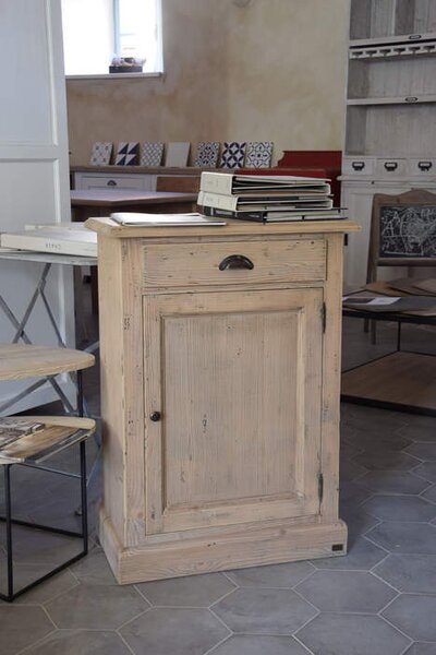 Noční stolek D537 Patina povrchu: Antiquaire, Barva povrchu nábytku: Soleil