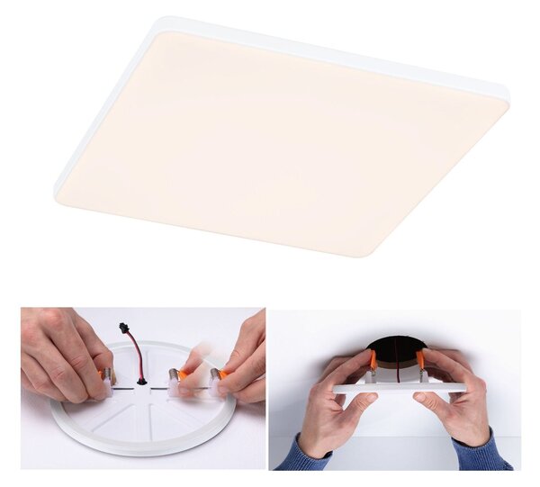 P 79949 VariFit LED vestavné svítidlo Veluna Edge IP44 hranaté 200x200mm 3000K bílá stmívatelné - PAULMANN