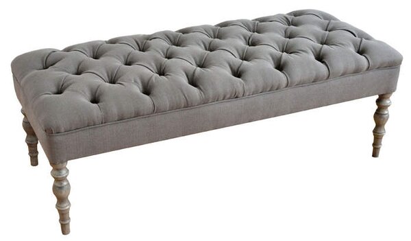 Čalouněná podnožka DT10 Barva nohou: Noir Black, Sametové čalounění: Charcoal, Přírodní látka: Iceblue