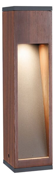 P 94677 Stojací svítidlo Trabia IP44 hranaté 400mm 3000K 3,5W 230V 38° dřevo GU10 dřevo - PAULMANN