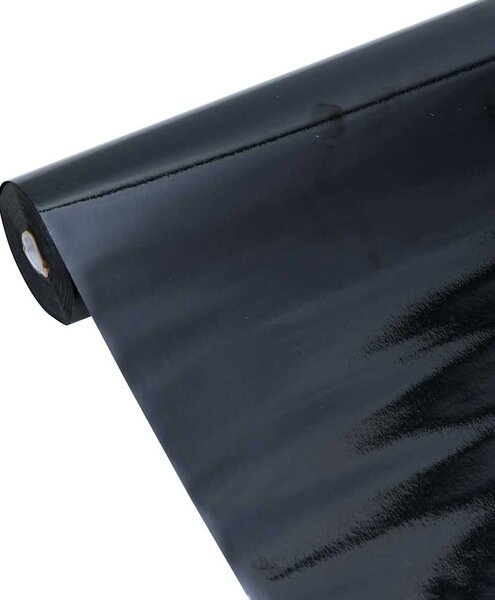 Okenní fólie statická matná černá 60 x 1 000 cm PVC 155833