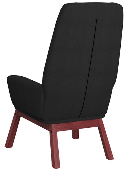 Relaxační židle černá textil 341389
