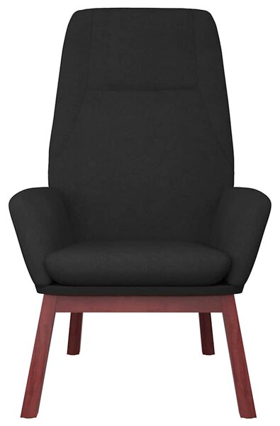 Relaxační židle černá textil 341389