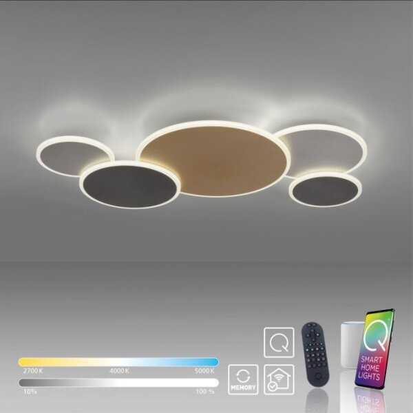 Paul Neuhaus 8008-70-LED Stmívatelné svítidlo Q-PIATO LED/49W/230V 2700-5000K+DO