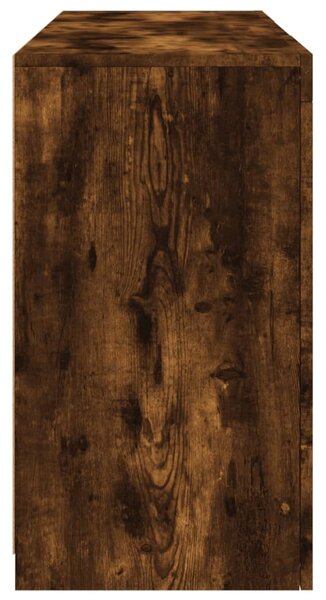 Příborník s LED osvětlením kouřový dub 123 x 37 x 67 cm 3209062