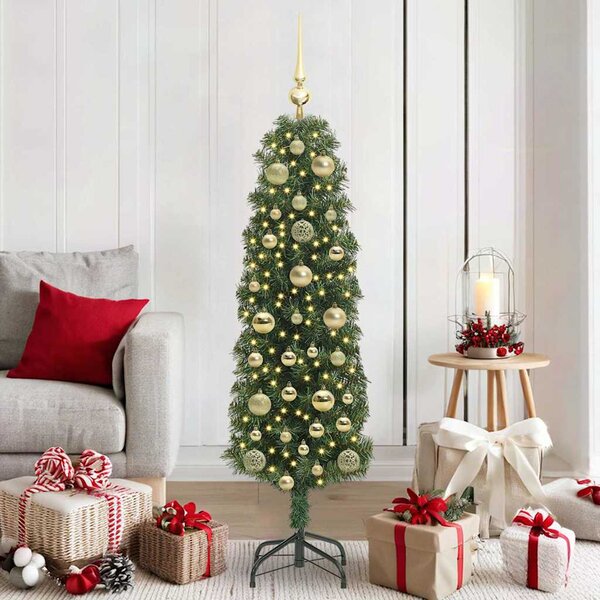 Umělý vánoční stromeček Zelená 150 cm PVC, ocel a plast 3394934