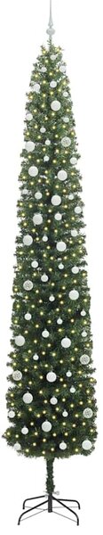 Umělý vánoční stromeček Zelená 270 cm PVC, ocel a plast 3394981