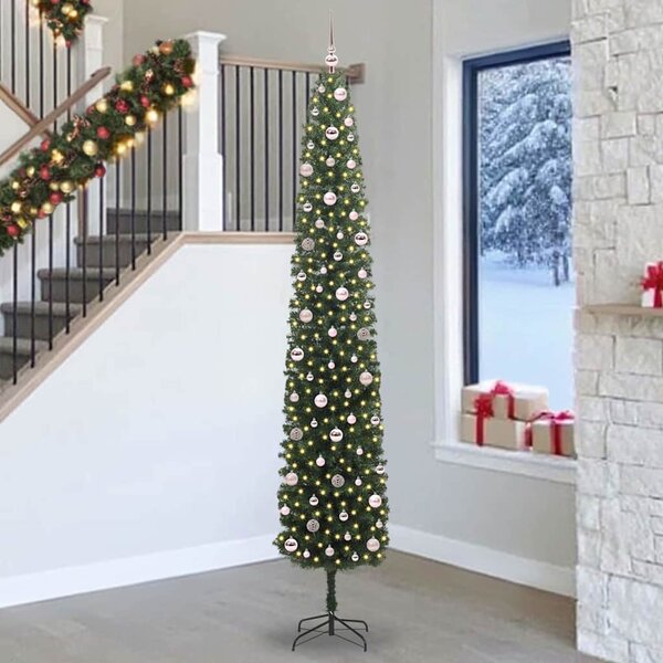 Umělý vánoční stromeček Zelená 270 cm PVC, ocel a plast 3394980
