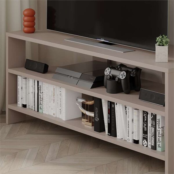 Rohový TV stolek Houseland Thales mocha