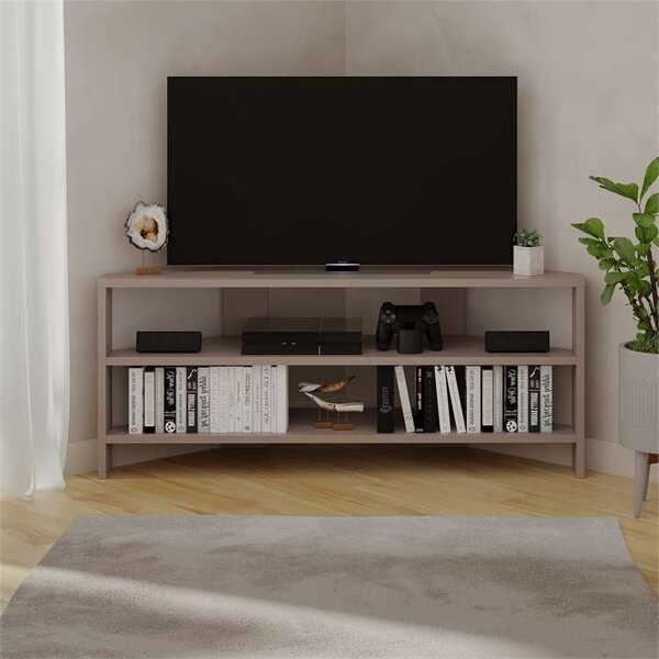 Rohový TV stolek Houseland Thales mocha
