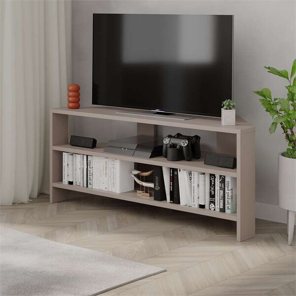 Rohový TV stolek Houseland Thales mocha