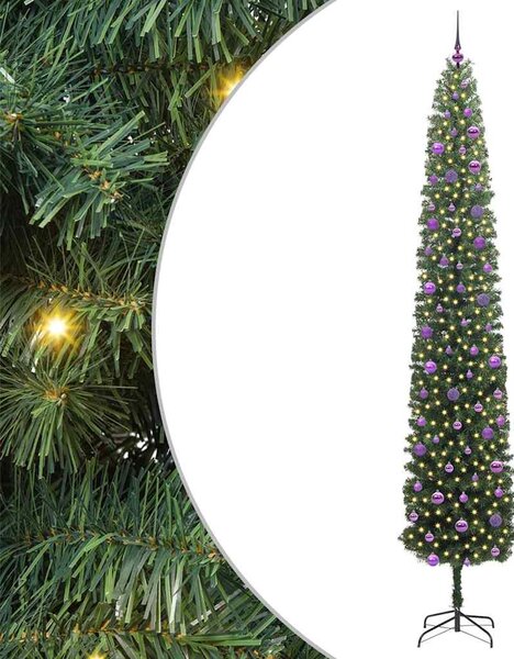Umělý vánoční stromeček Zelená 270 cm PVC, ocel a plast 3394984