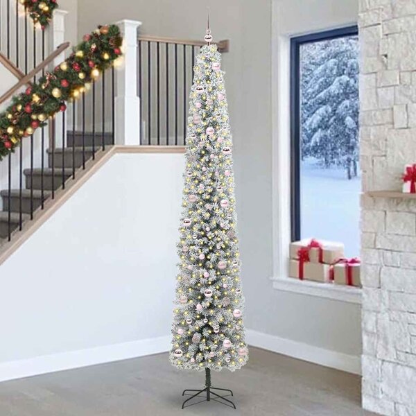 Umělý vánoční stromeček Zelená 270 cm PVC, ocel a plast 3395055