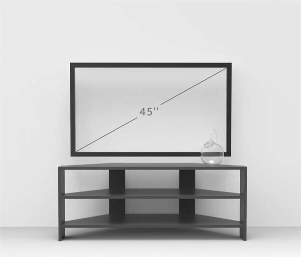 Rohový TV stolek Houseland Thales mocha