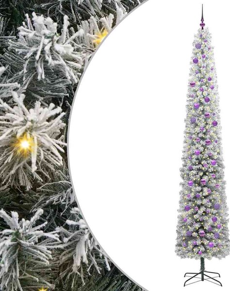 Umělý vánoční stromeček Zelená 270 cm PVC, ocel a plast 3395059