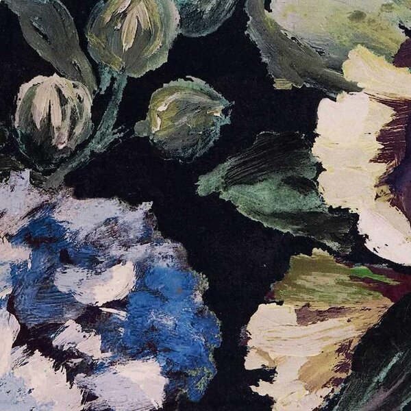 Anglická dekorační látka od Designers Guild Bloomsbury Rose Indigo