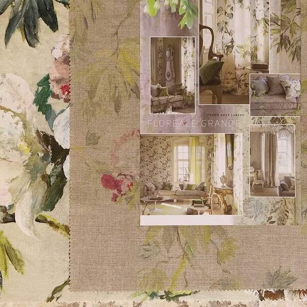 Anglická dekorační látka od Designers Guild Floreale Grande
