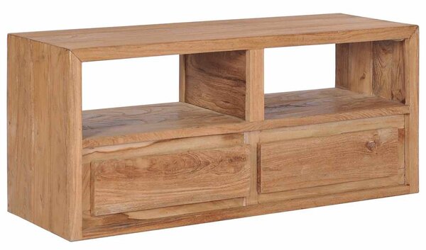 TV stolek 90 x 30 x 40 cm masivní teakové dřevo 282848