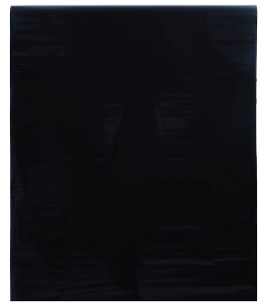 Okenní fólie statická matná černá 60 x 1 000 cm PVC 155833