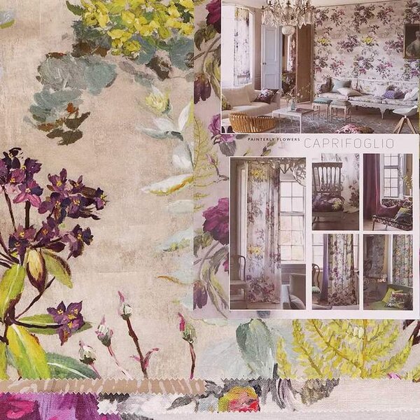 Anglická dekorační látka od Designers Guild Tulipani Linen