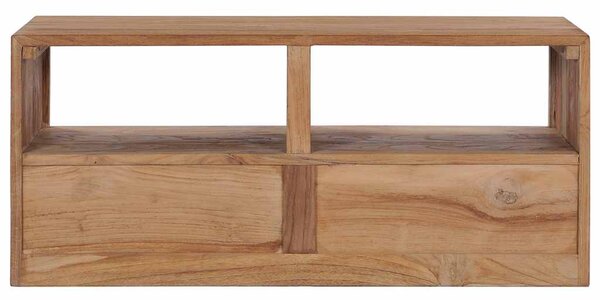 TV stolek 90 x 30 x 40 cm masivní teakové dřevo 282848