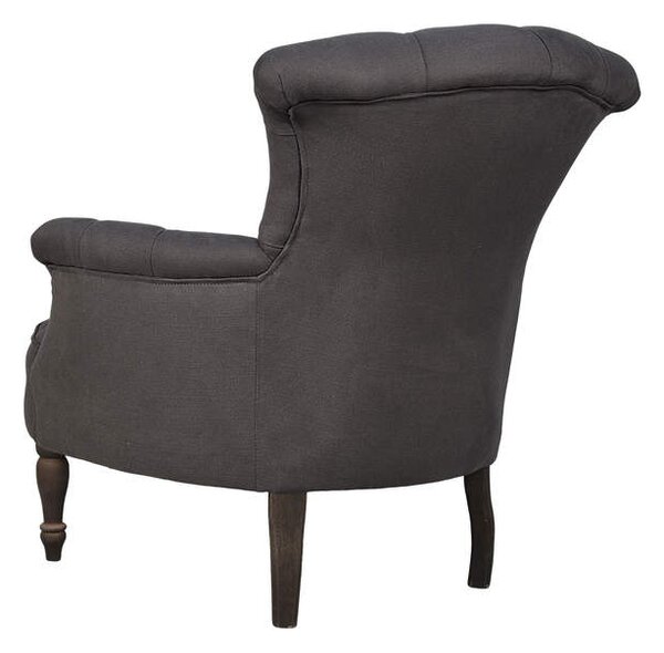 Solenzara Čalouněné křeslo Tyler Armchair buttons - NC-7127B Látkové čelounění: TC-186, Povrchová úprava nohou: Whitewash M Beech P132A