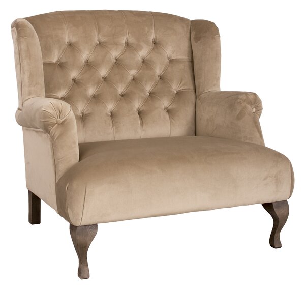 Solenzara Čalouněná pohovka Maya Love Seat Wing - NC-7142 Látkové čelounění: TC-186, Povrchová úprava nohou: Whitewash M Beech P132A