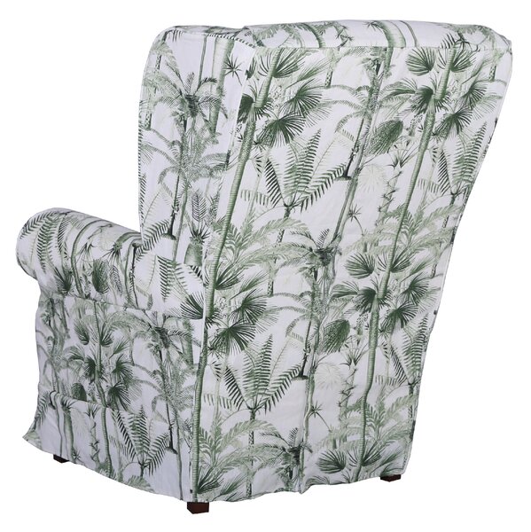 Solenzara Čalouněné křeslo Francis Armchair Detachable cover - NC-713 Látkové čelounění: TC-186, Povrchová úprava nohou: Whitewash M Beech P132A