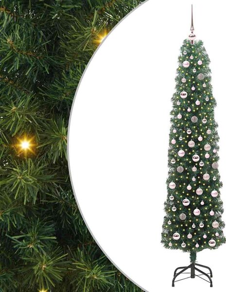 Umělý vánoční stromeček Zelená 210 cm PVC, ocel a plast 3394958