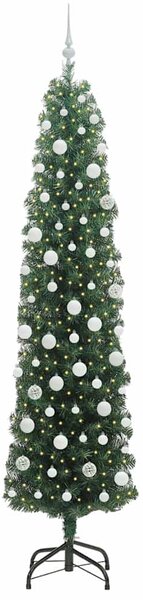 Umělý vánoční stromeček Zelená 210 cm PVC, ocel a plast 3394959
