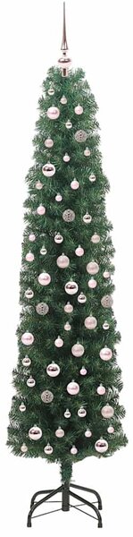 Umělý vánoční stromeček Zelená 210 cm PVC, ocel a plast 3394958