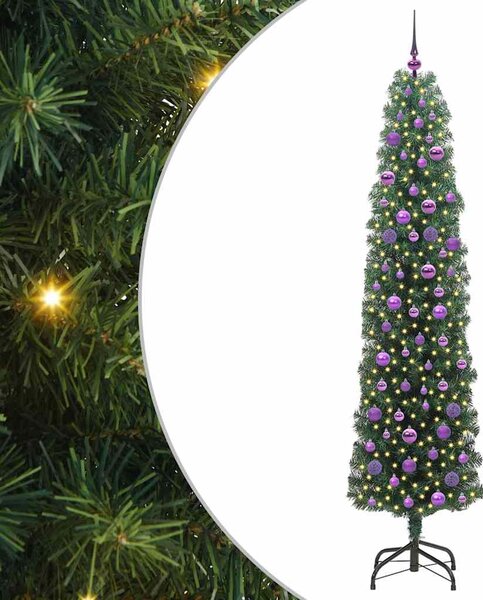 Umělý vánoční stromeček Zelená 210 cm PVC, ocel a plast 3394962