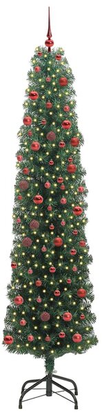 Umělý vánoční stromeček Zelená 210 cm PVC, ocel a plast 3394956